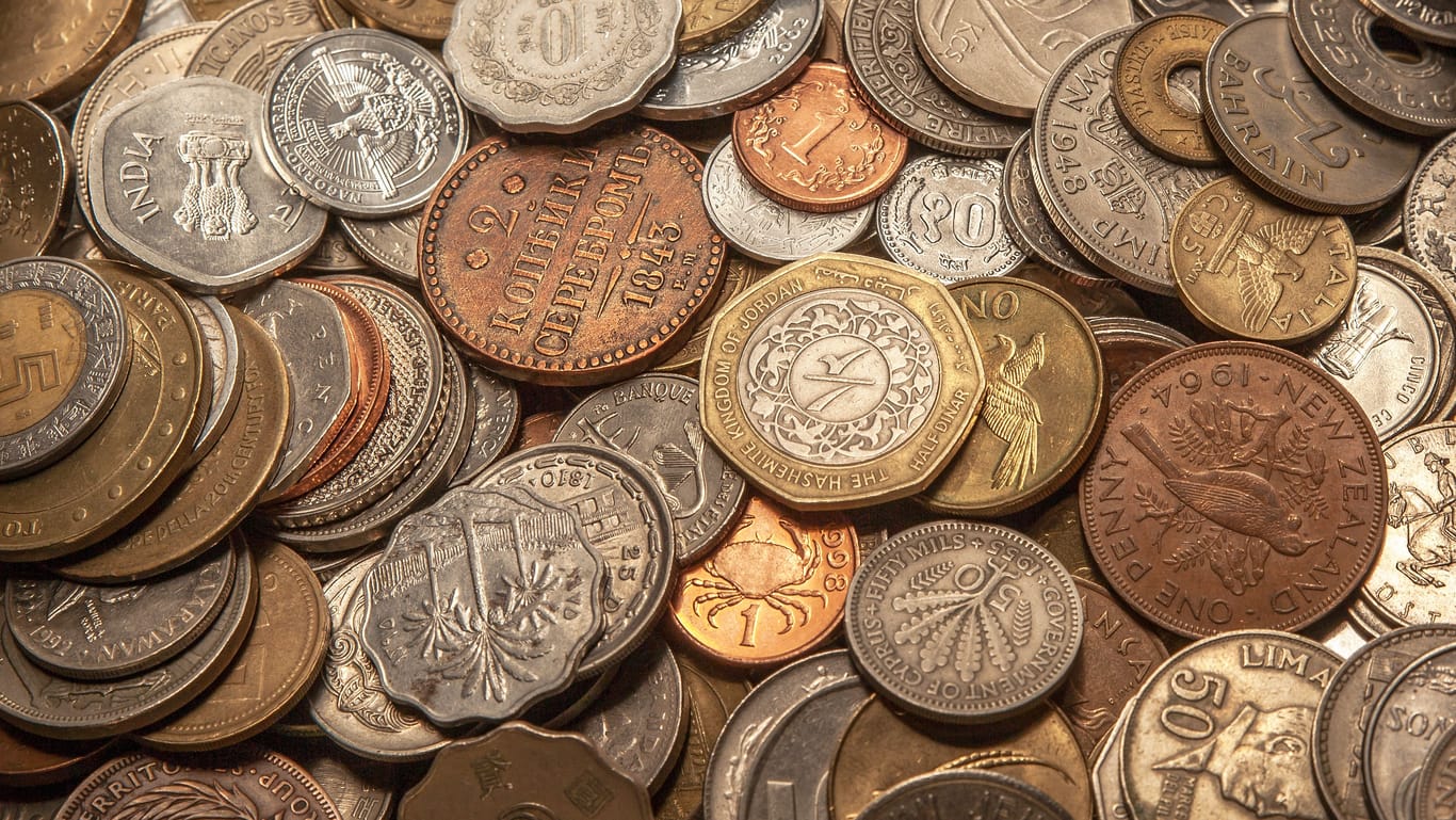 Münzsammlung (Symbolbild): Münzen aus der Kaiserzeit sind bei Sammlern besonders beliebt.