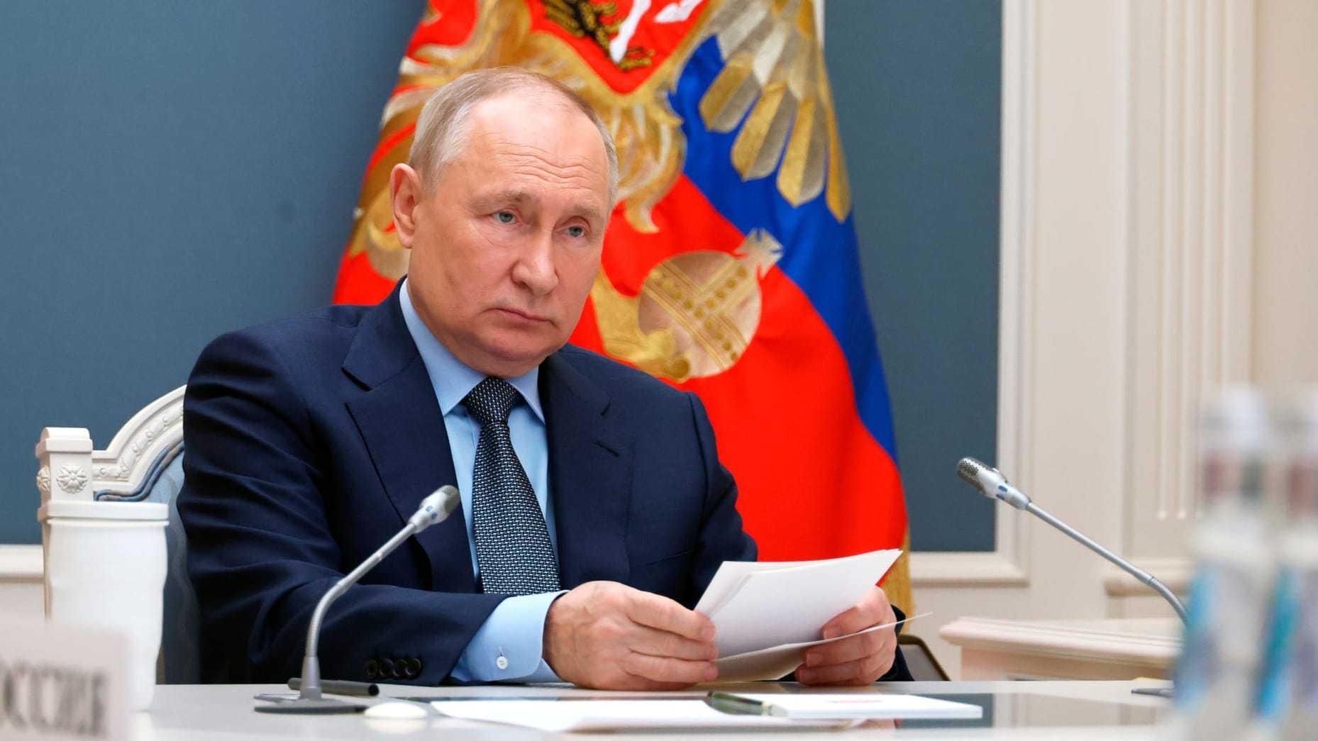 Wladimir Putin, Russlands Präsident: Entscheidende Aspekte lässt der Kremlchef in seiner Propaganda einfach aus.