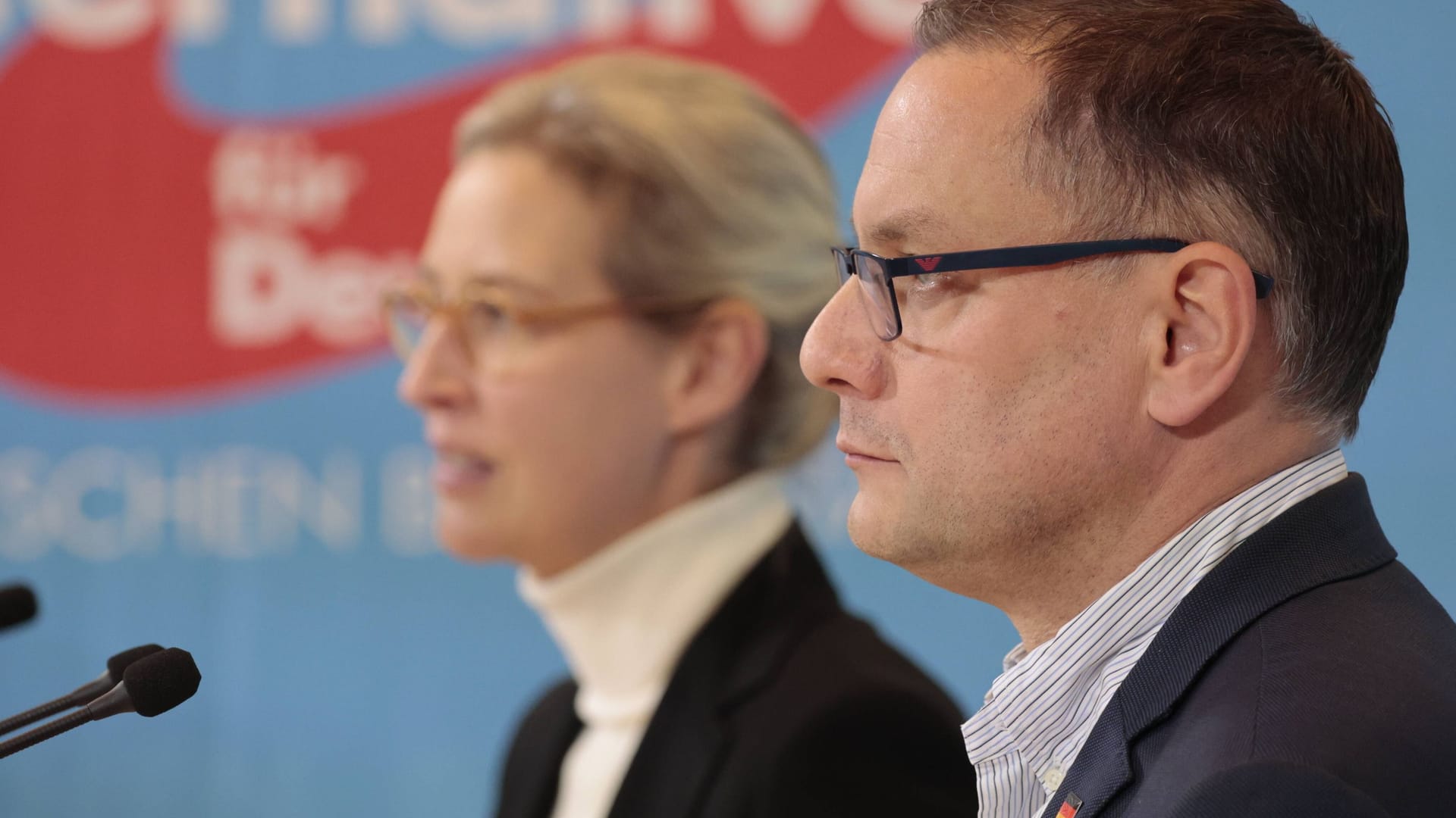 Alice Weidel und Tino Chrupalla: Die AfD lässt sich wirksam eindämmen, sagt Historiker Thomas Weber.