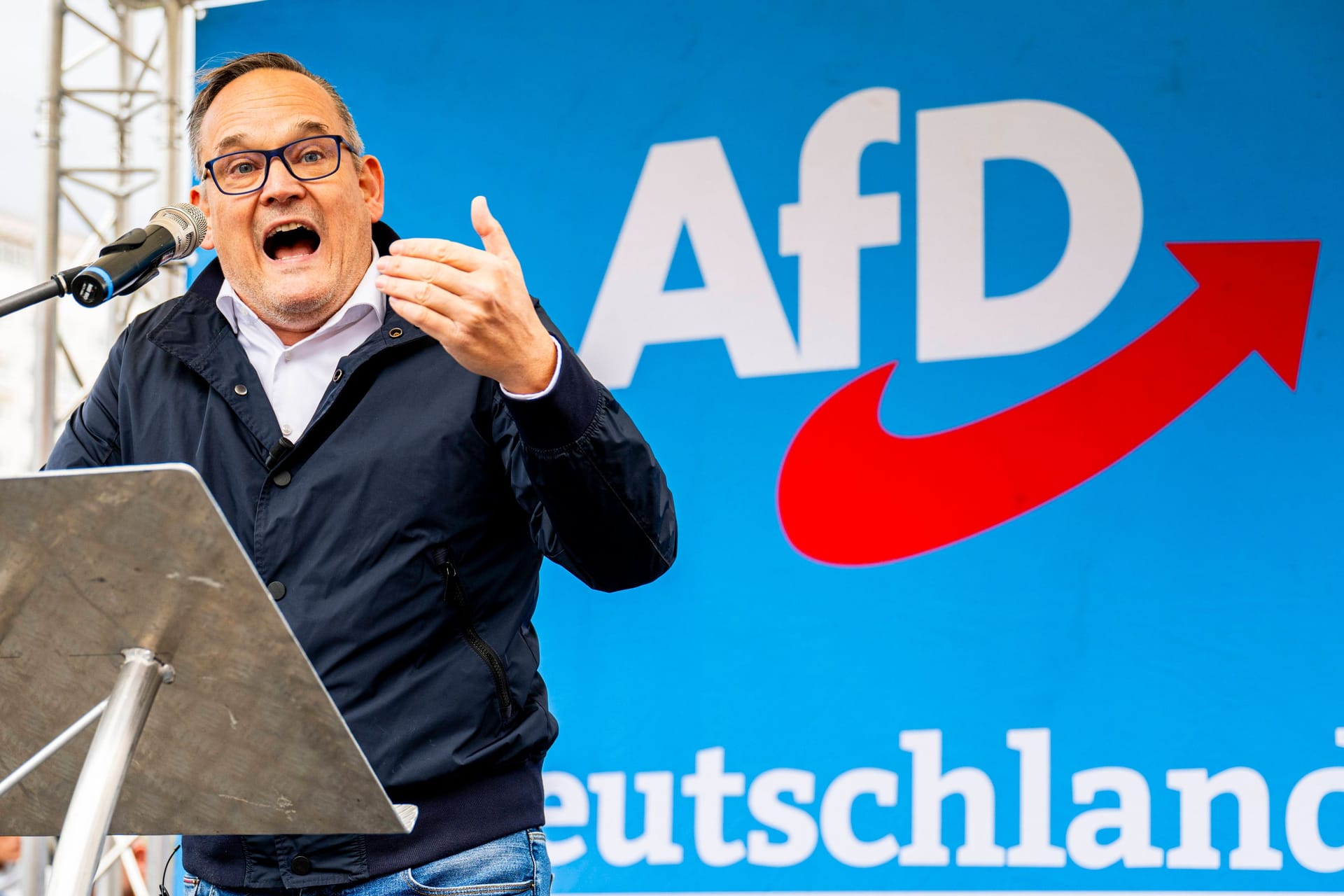 Der Landesvorsitzende der AfD Sachsen-Anhalt, Martin Reichardt (Archivbild): Bei der kommenden Landtagswahl möchte die AfD ihr Ergebnis verdoppeln.