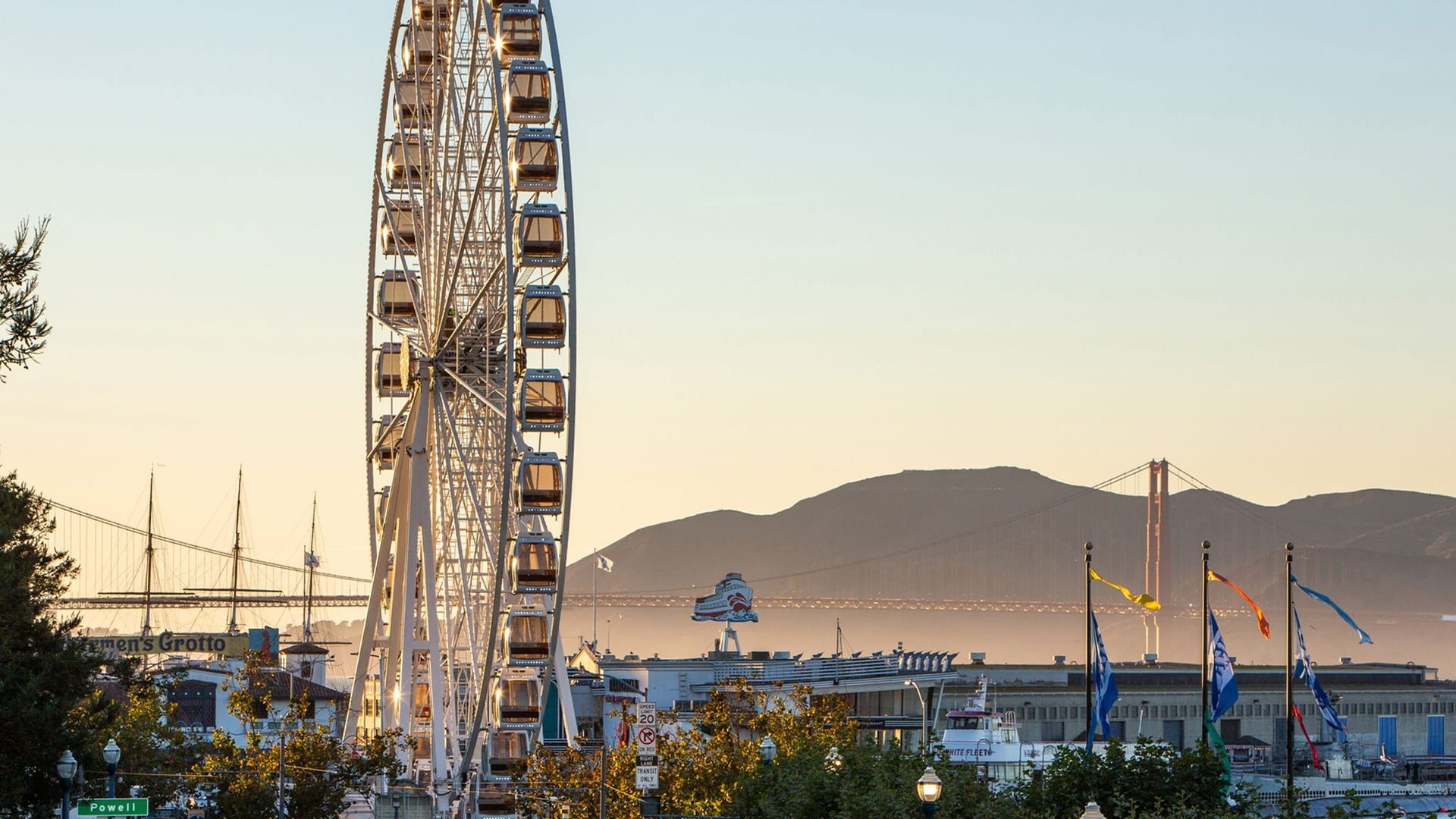 San Francisco Riesenrad Fishermans's Wharf