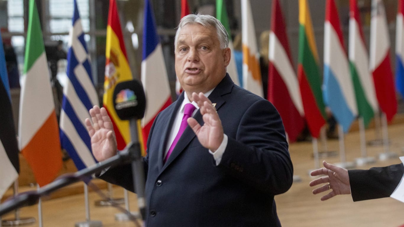 Viktor Orbán (Archivbild): Der ungarische Premierminister sorgt sich um die Lage der ungarischen Minderheit in der Ukraine.