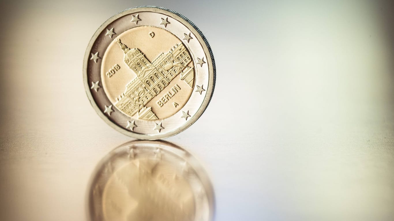 Zwei-Euro-Münze Kanzeleramt Berlin