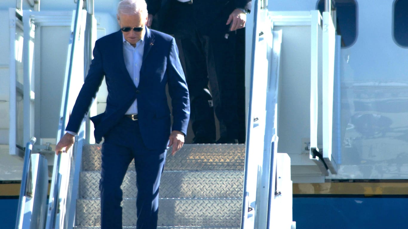 US-Präsident Joe Biden ist auch mit mehr als 80 Jahren noch permanent auf Reisen.