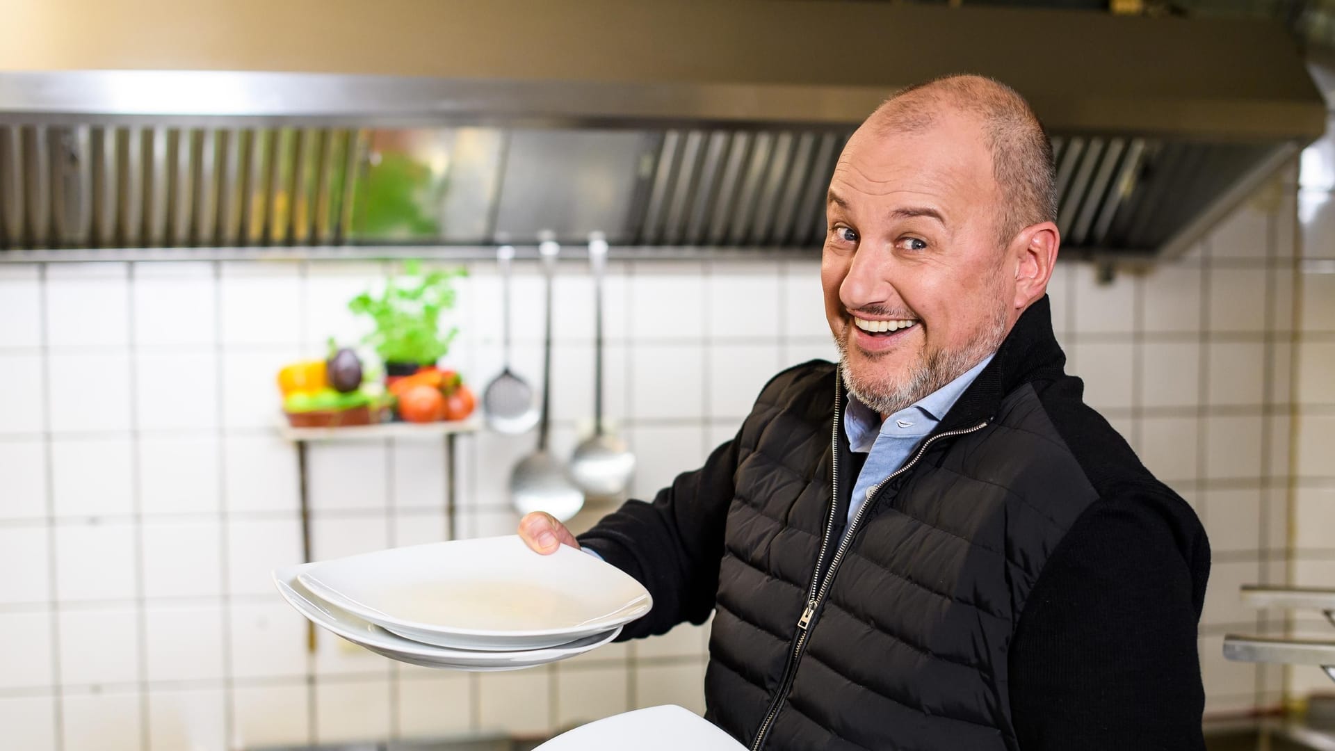 Frank Rosin berät im Fernsehen Restaurantbetreiber. Frank Rosin berät im Fernsehen Restaurantbetreiber.