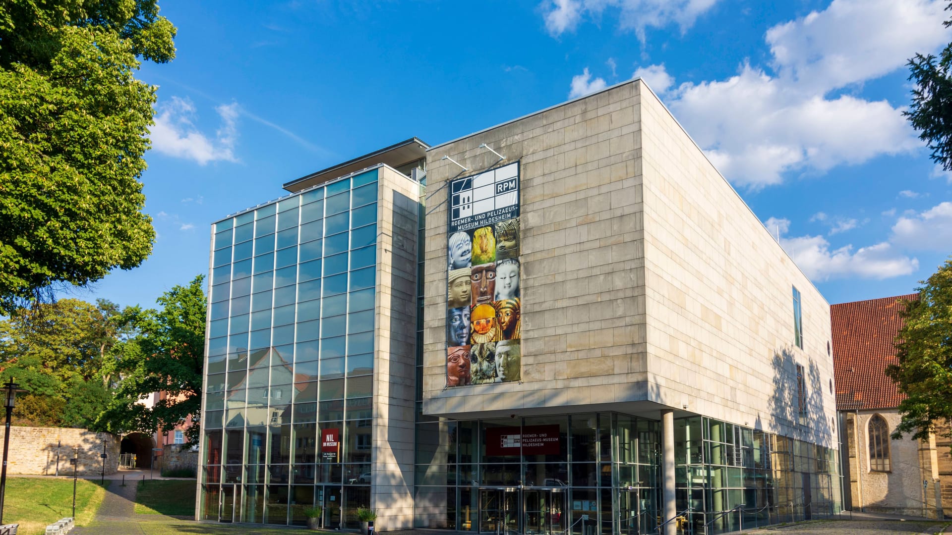 Das Roemer- und Pelizaeus-Museum in Hildesheim: Die Diebe stiegen durch ein Fenster ein.