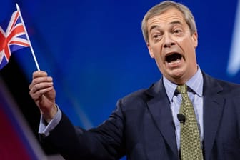 Nigel Farage gab alles, um Großbritannien aus der EU zu schwafeln.