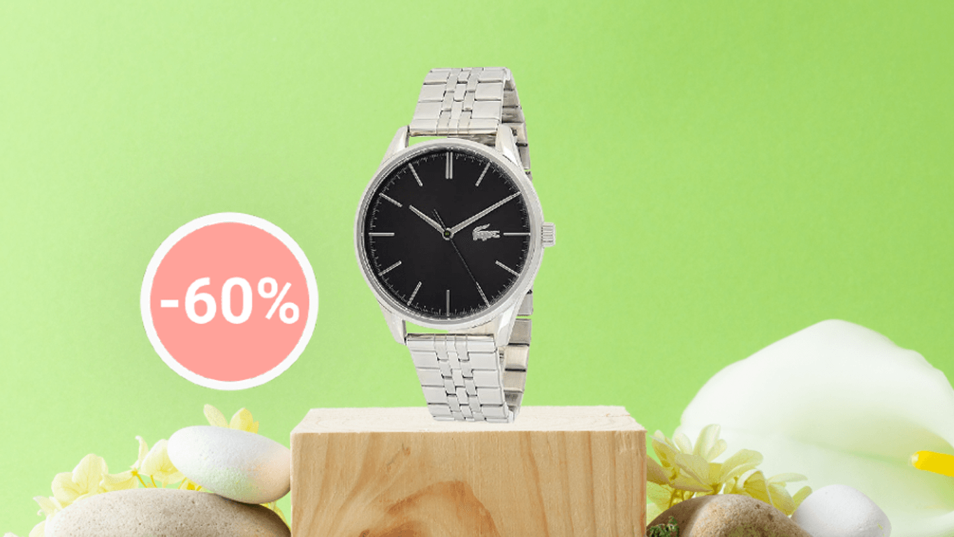Amazon-Schnäppchen: Armbanduhr von Lacoste satte 60 Prozent günstiger sichern.