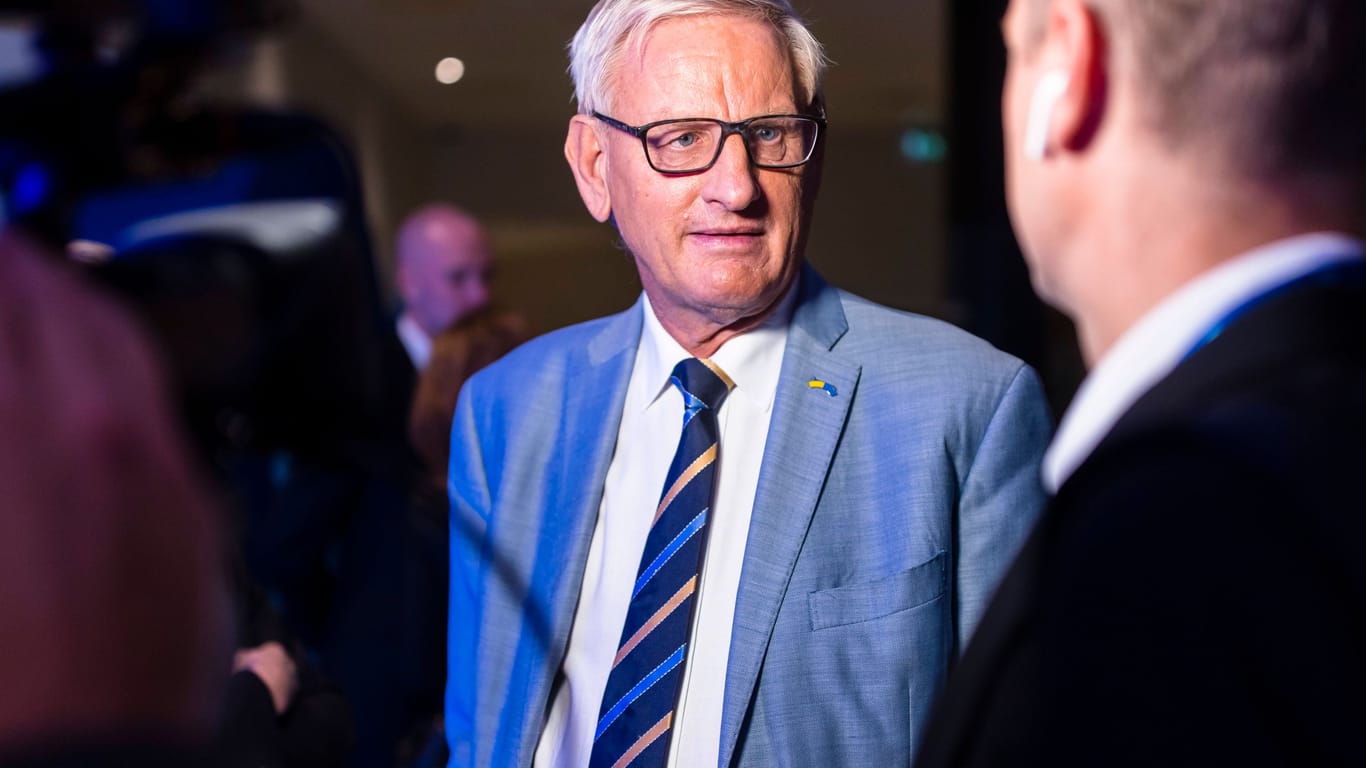 Carl Bildt (Archivbild): Der erfahrene schwedische Diplomat sprach bei "Anne Will" über den Krieg in Nahost.