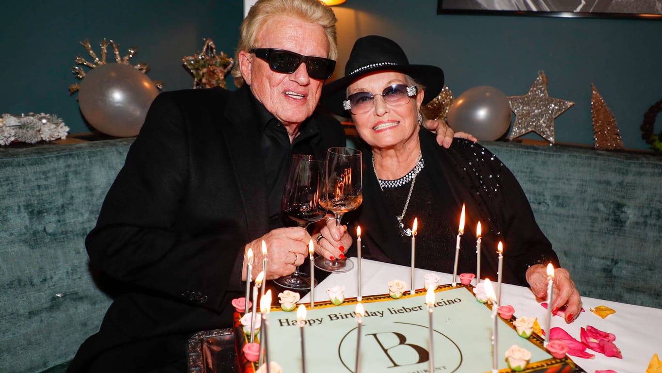 Heine und Hannelore: Hier feierte das Paar den 83. Geburtstag des Sängers.