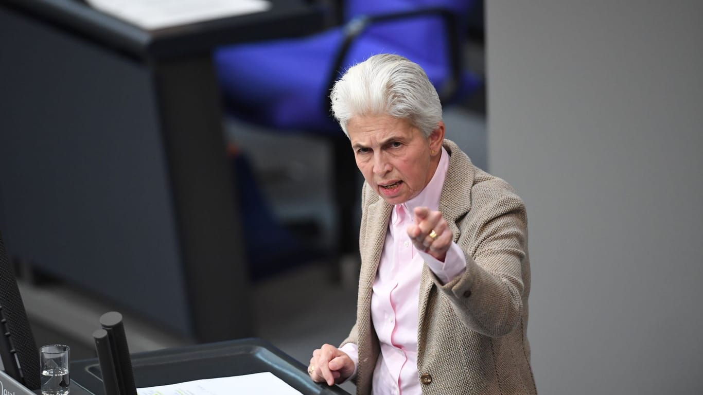 Marie-Agnes Strack-Zimmermann im Bundestag (Archivbild): Sie verteidigte die Haushaltsdiskussionen innerhalb der Ampelkoalition.