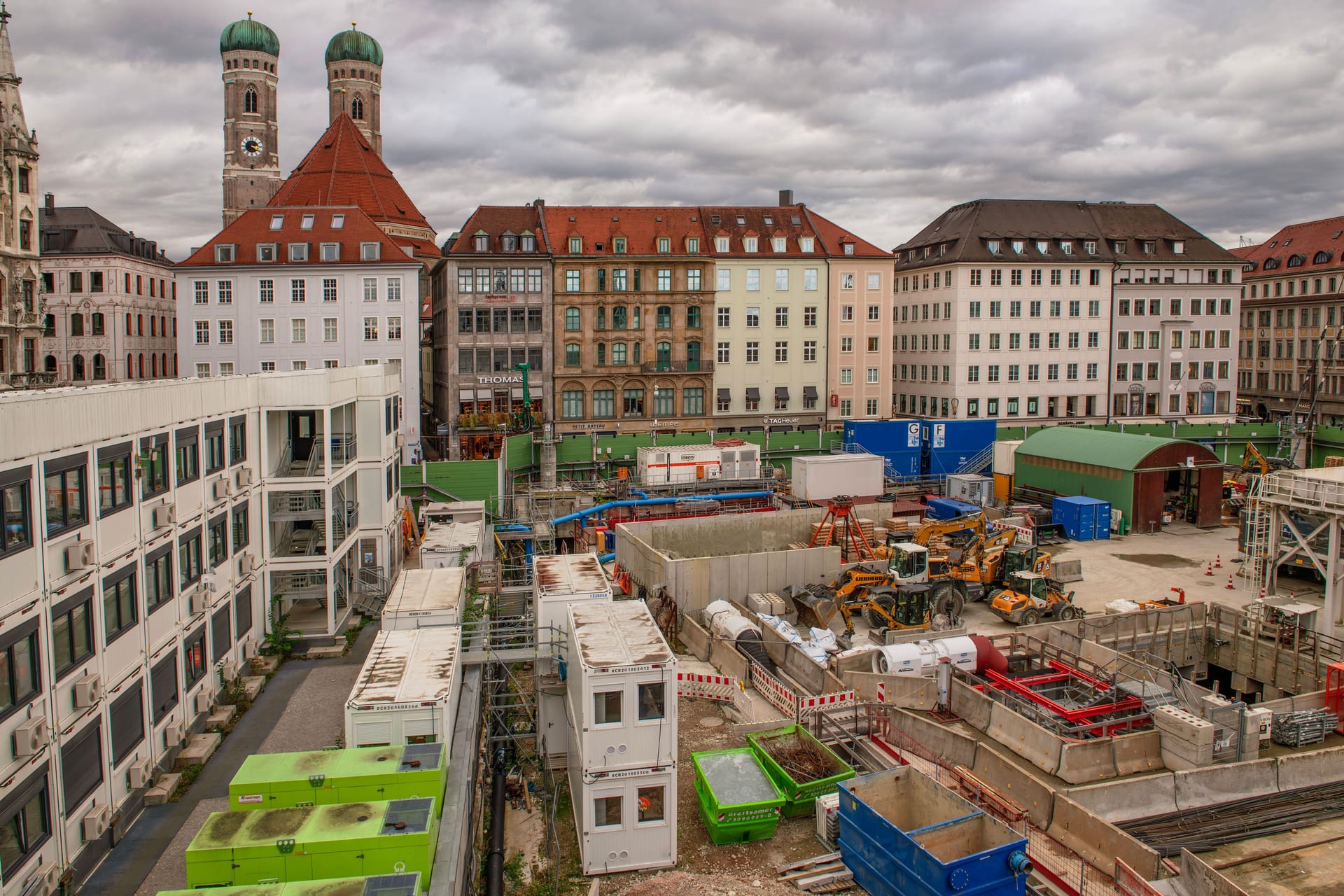 Die Baustelle für die zweite S-Bahn Stammstrecke: Der S-Bahnhof Laim soll erst 2028 fertig werden.