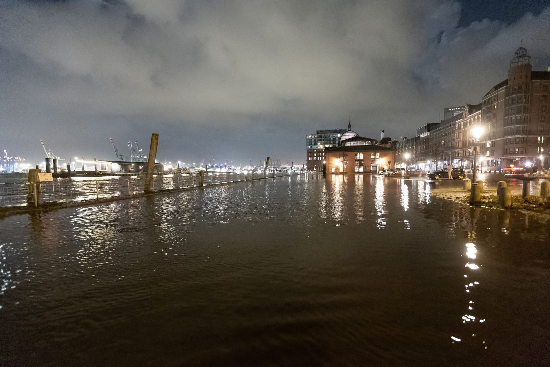 Hochwasser in Hamburg