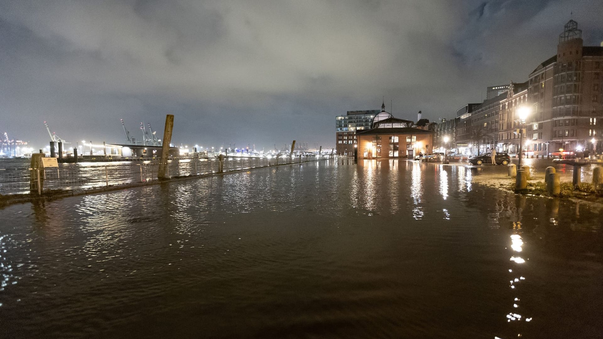 Hochwasser in Hamburg
