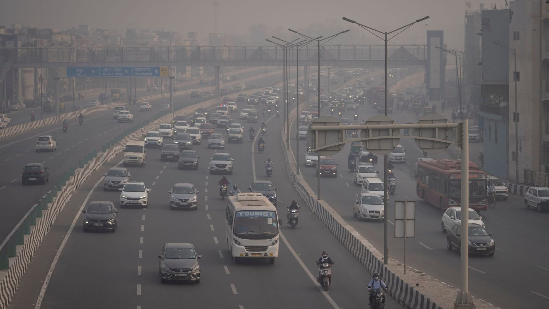 Smog in Neu Delhi