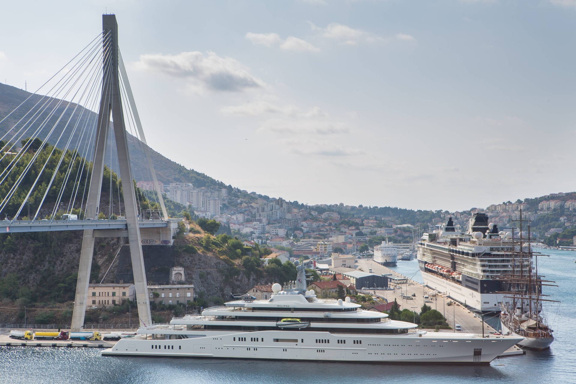 Statussymbol: Megayacht "Eclipse" des russischen Oligarchen Roman Abramowitsch (Archivbild).