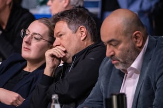 Parteitag der Grünen: Die Partei um Robert Habeck erhält in der INSA Umfrage das schlechteste Ergebnis seit 2018.