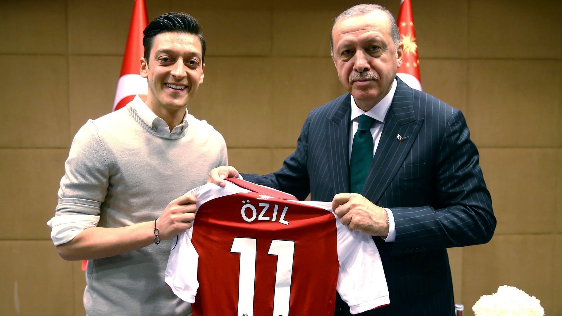 Mesut Özil und Recep Tayyip Erdogan