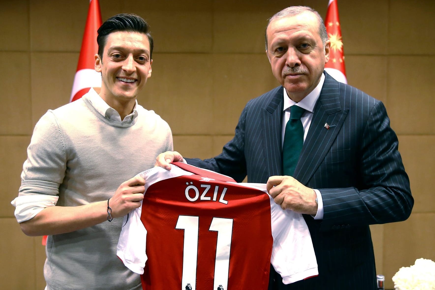 Mesut Özil und Recep Tayyip Erdogan