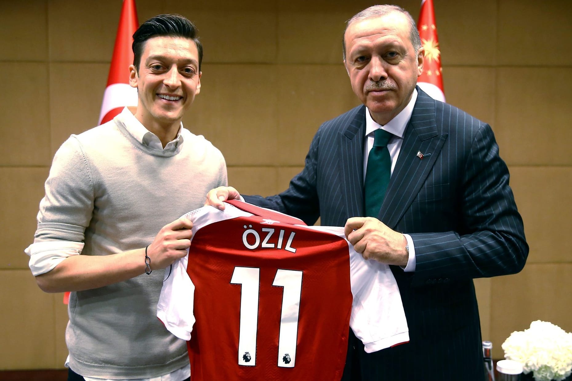 Mesut Özil und Recep Tayyip Erdogan