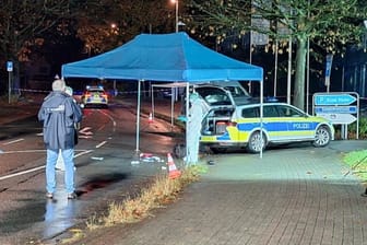 Tatort in Delmenhorst: Der Angreifer wurde schwer verletzt ins Krankenhaus gebracht.