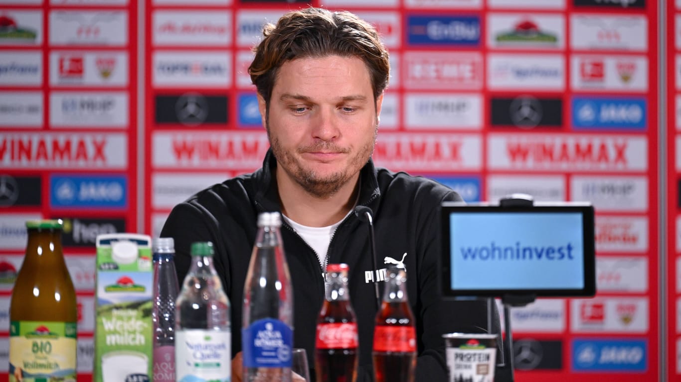 Ein enttäuschter Edin Terzić nach dem Spiel in Stuttgart.