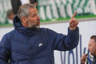 Marco Rose: Der Leipzig-Coach lieferte sich ein Wortgefecht.