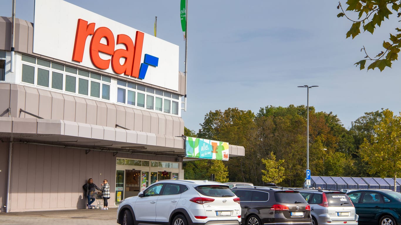 Real-Markt in Ludwigshafen-Oggersheim: Die Warenhauskette hat Insolvenzantrag gestellt.