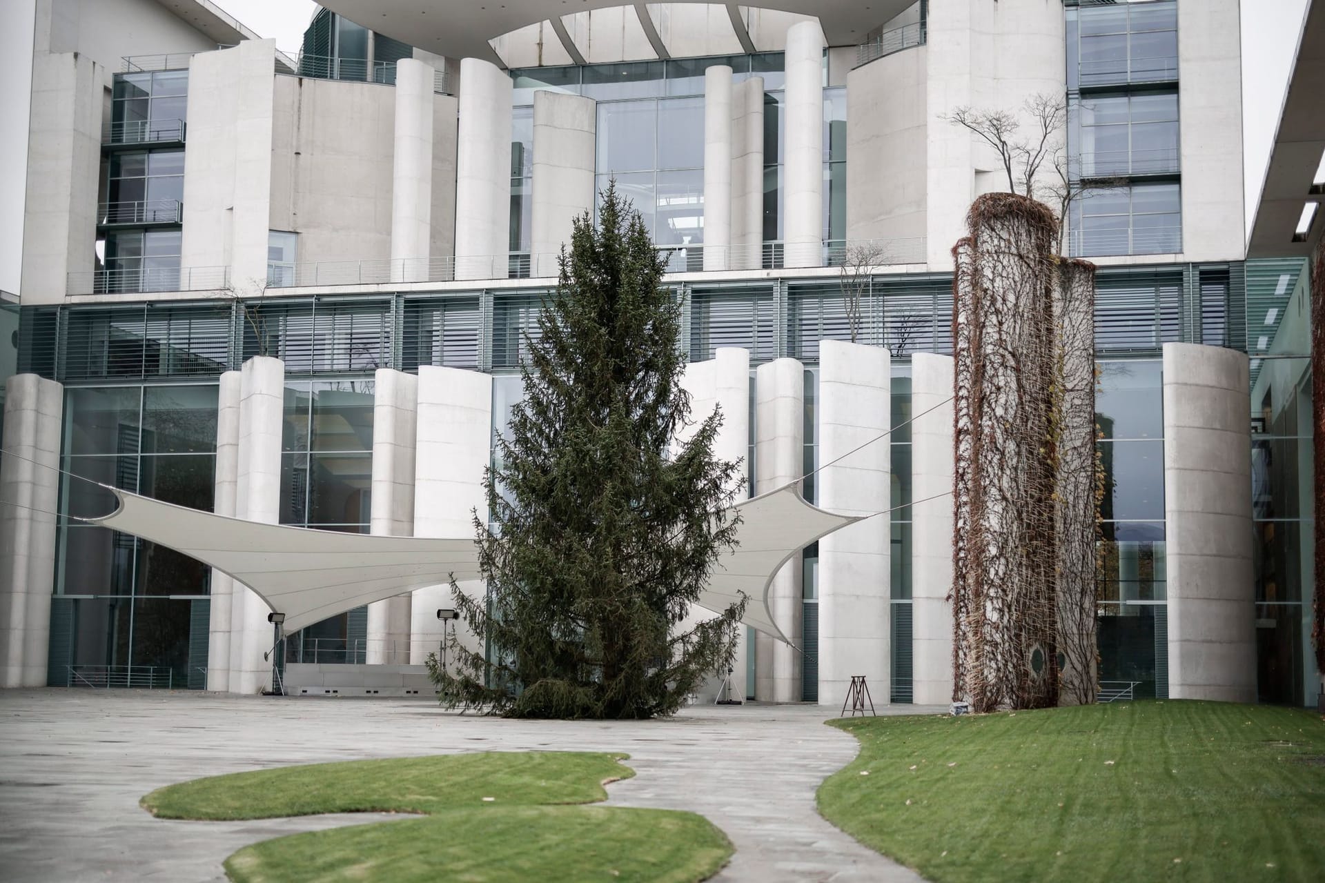 Weihnachtsbaum am Kanzleramt