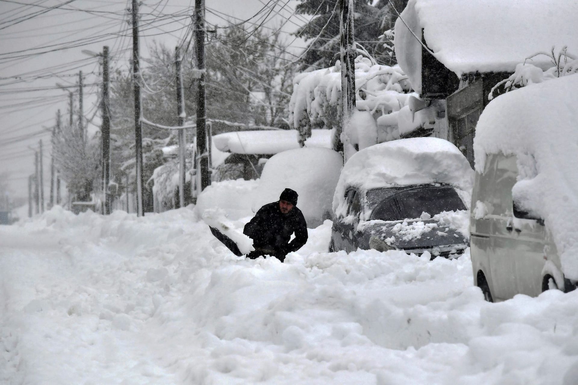 Wintereinbruch in Bulgarien