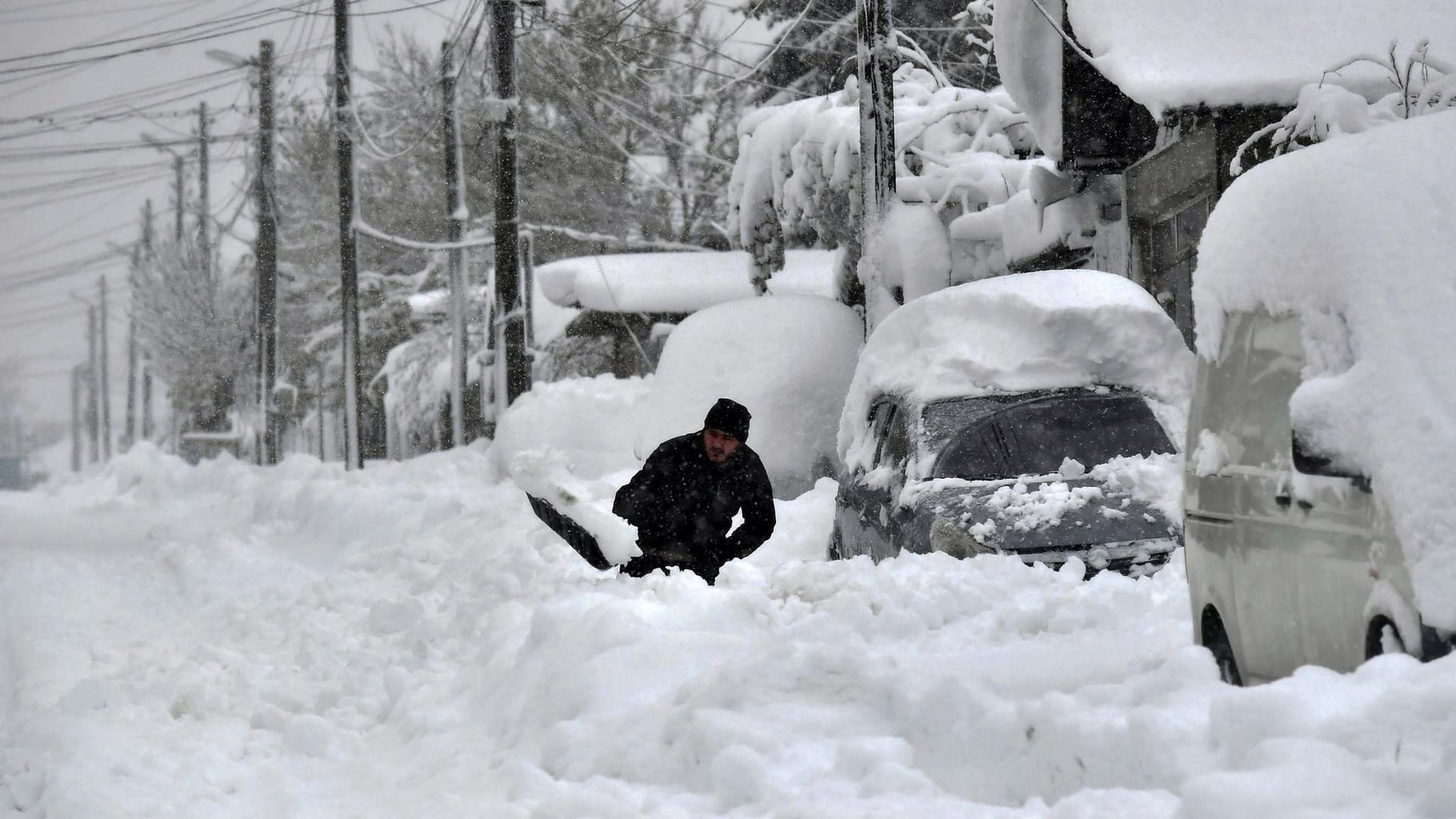 Wintereinbruch in Bulgarien