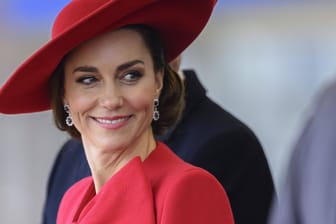 Prinzessin Kate: Als Lady in Red bei einem Auftritt am Dienstag.
