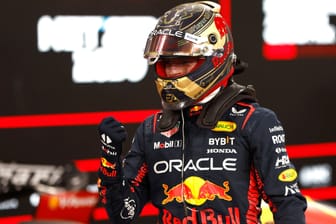 Max Verstappen nach der Quali in Abu Dhabi: Mal wieder durchgesetzt.