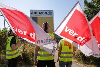 Streik bei Amazon in Leipzig