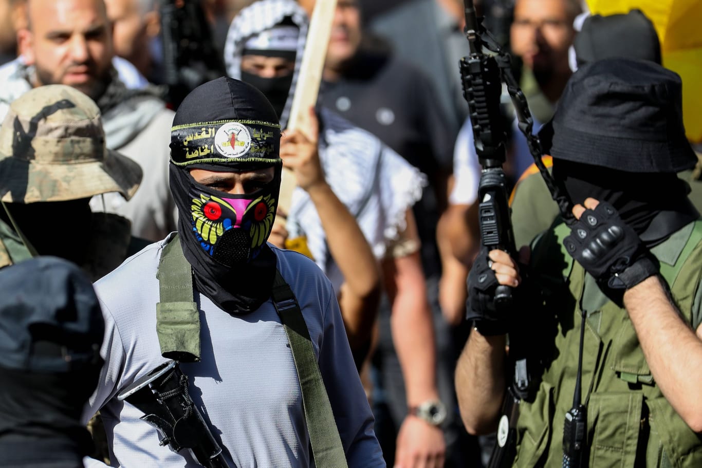 Terroristen des Islamischen Dschihads (Archivbild): Die Zerschlagung der Gruppe erklärt Israel zu seinem Kriegsziel.
