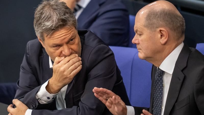 Robert Habeck, Olaf Scholz: Die Ratlosigkeit scheint nach wie vor groß.