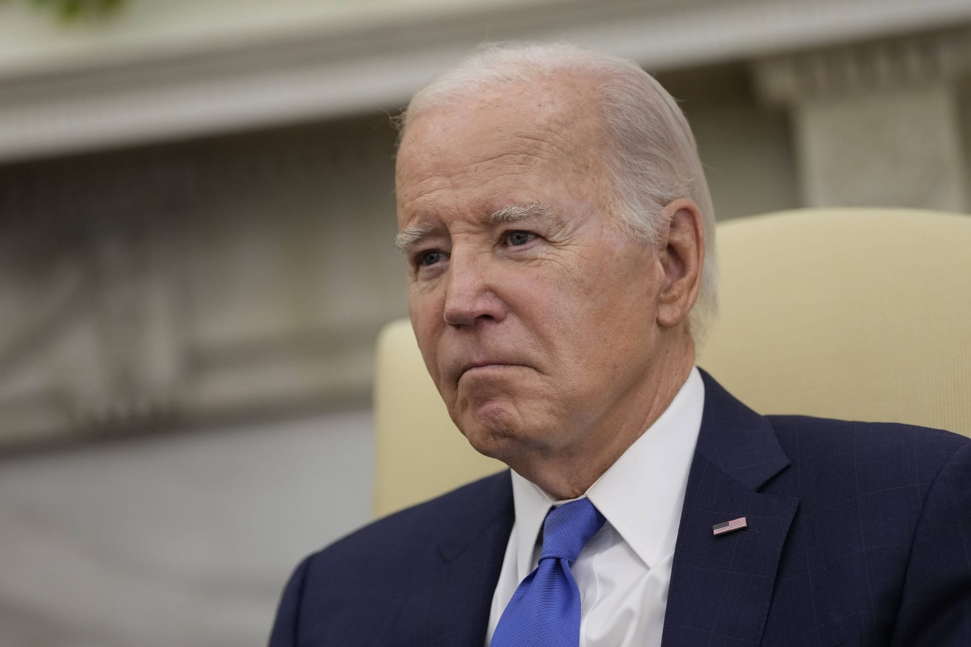 Keine Zustimmung: Joe Biden will das Hilfspaket für Israel ablehnen.