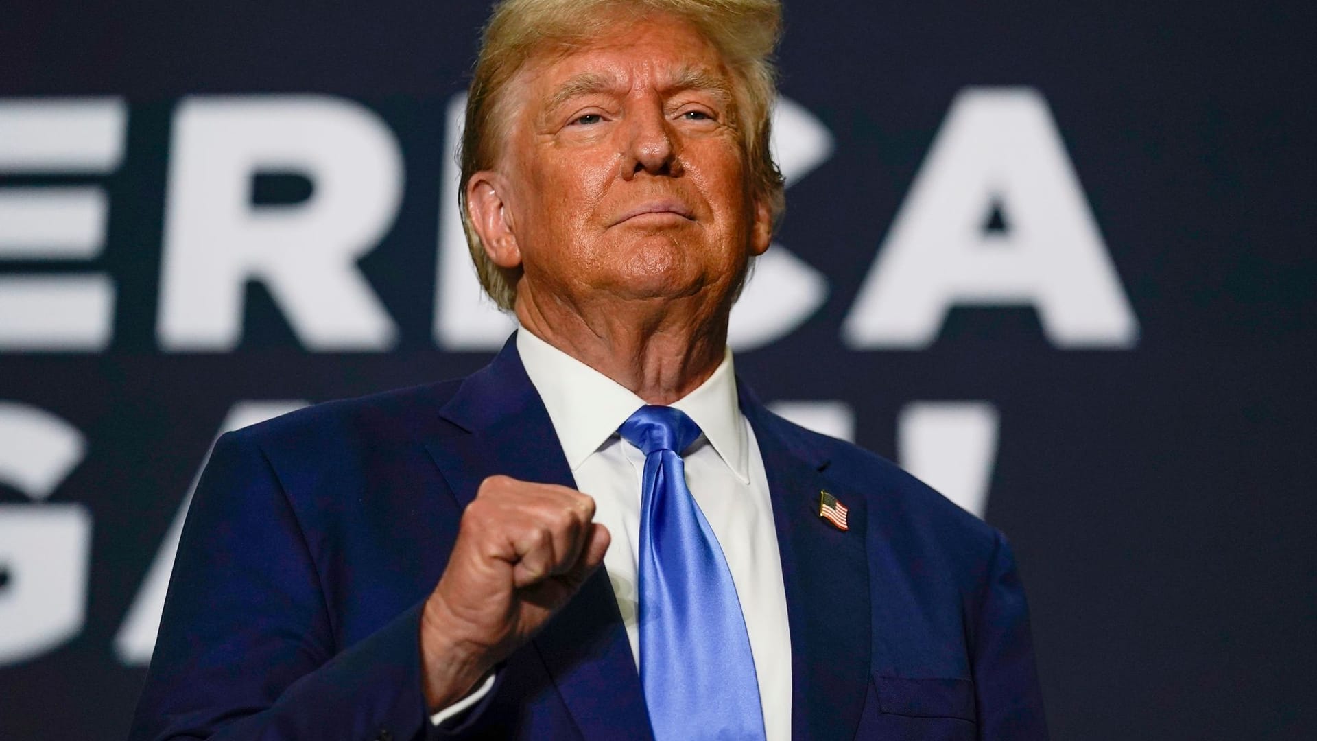 Ex-US-Präsident Donald Trump: Im Vergleich zu Biden sei er das kleinere Übel, gaben viele Befragte bei einer Untersuchung an.
