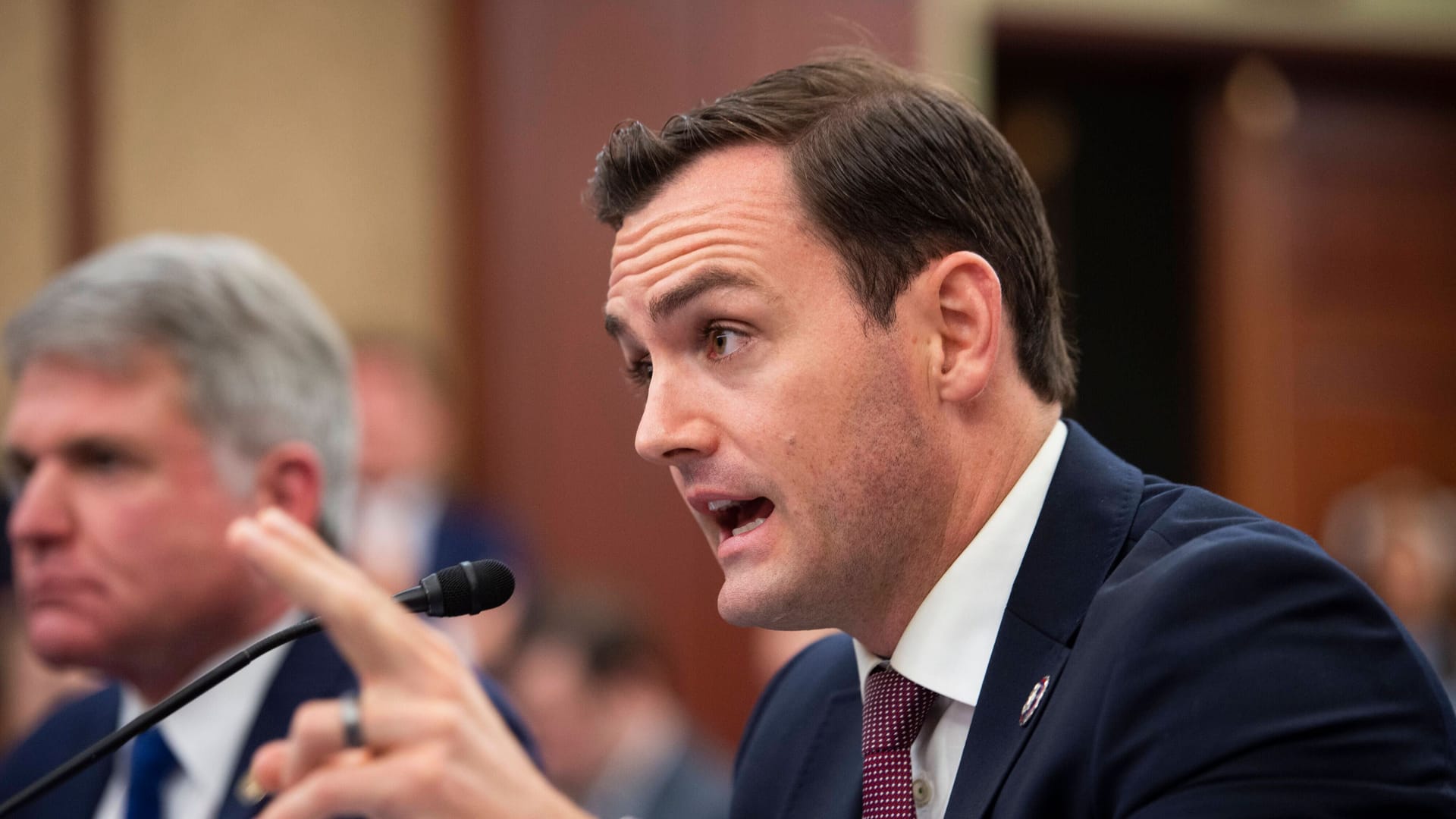 Druck auf Biden aus dem Parlament: Der Republikaner Mike Gallagher sitzt dem China-Ausschuss vor (Archivbild)