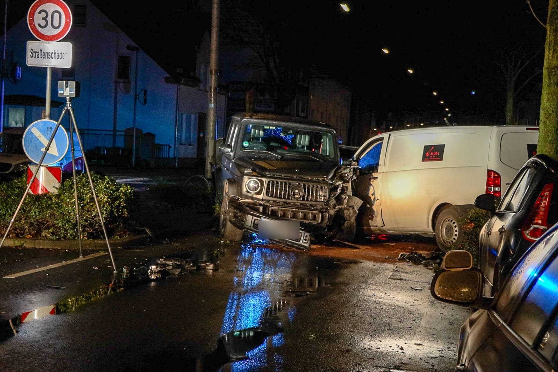 Total zerstört: An beiden Autos entstand ein Totalschaden.