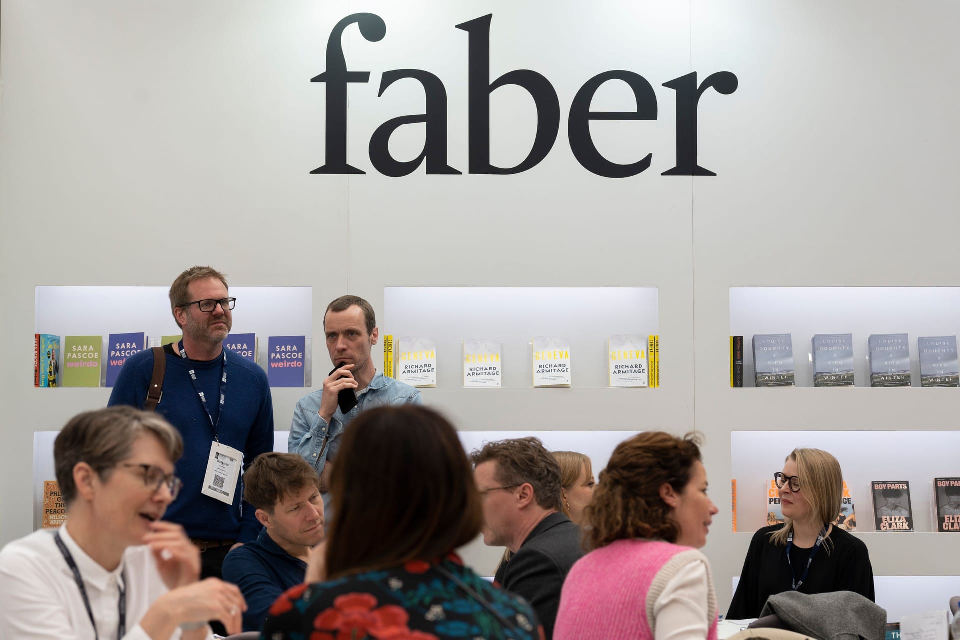Ein Stand von Faber & Faber (Archvibild): Der Verlag ist insolvent. Ein Stand von Faber & Faber (Archvibild): Der Verlag ist insolvent.