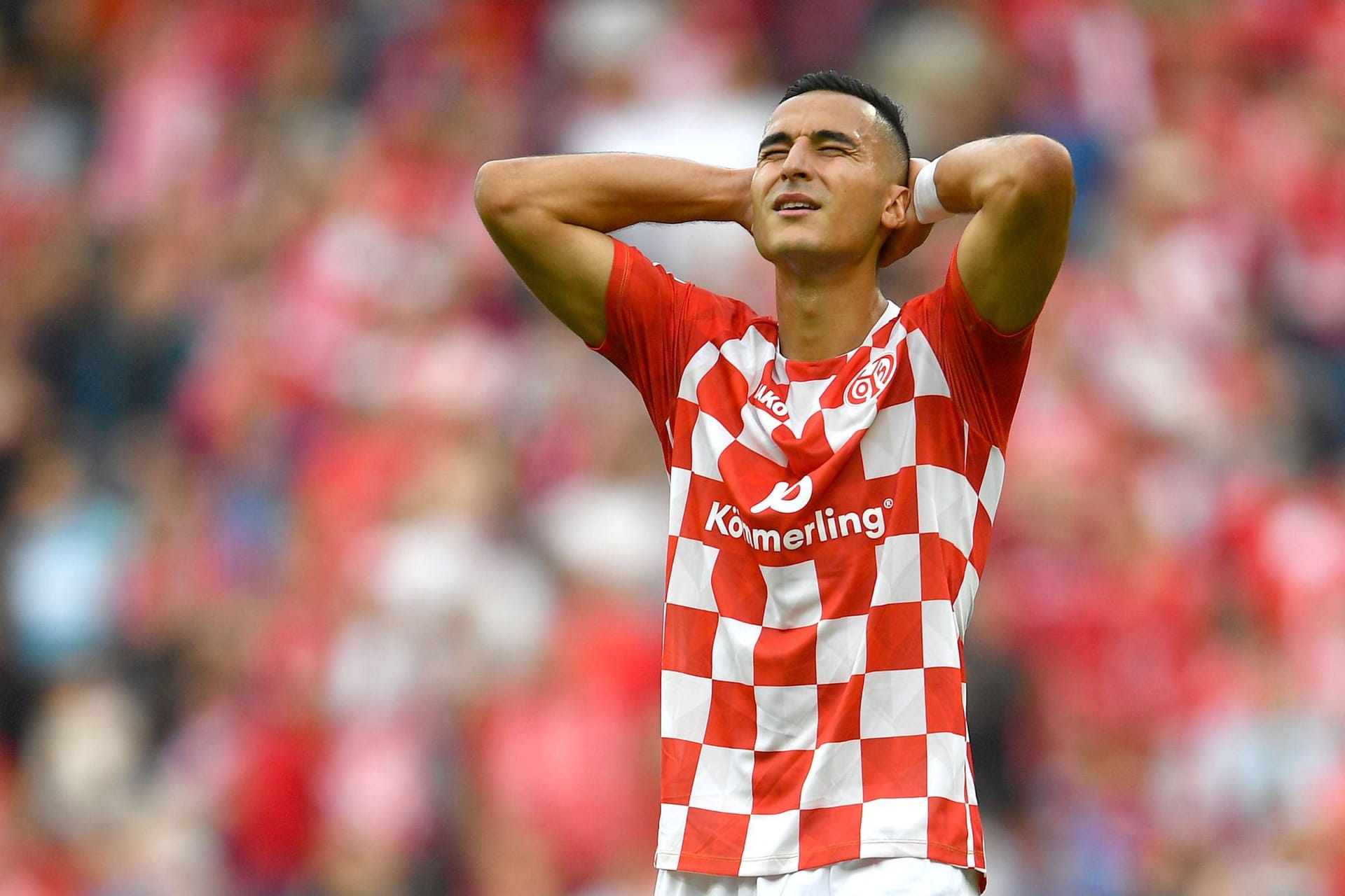 Anwar El Ghazi im Trikot von Mainz 05: Ob er nochmal für den Klub aufläuft, ist mehr als fraglich.