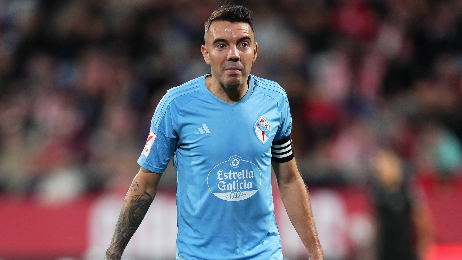 Iago Aspas: Nach seiner Auswechslung regte ihn eine VAR-Szene auf.