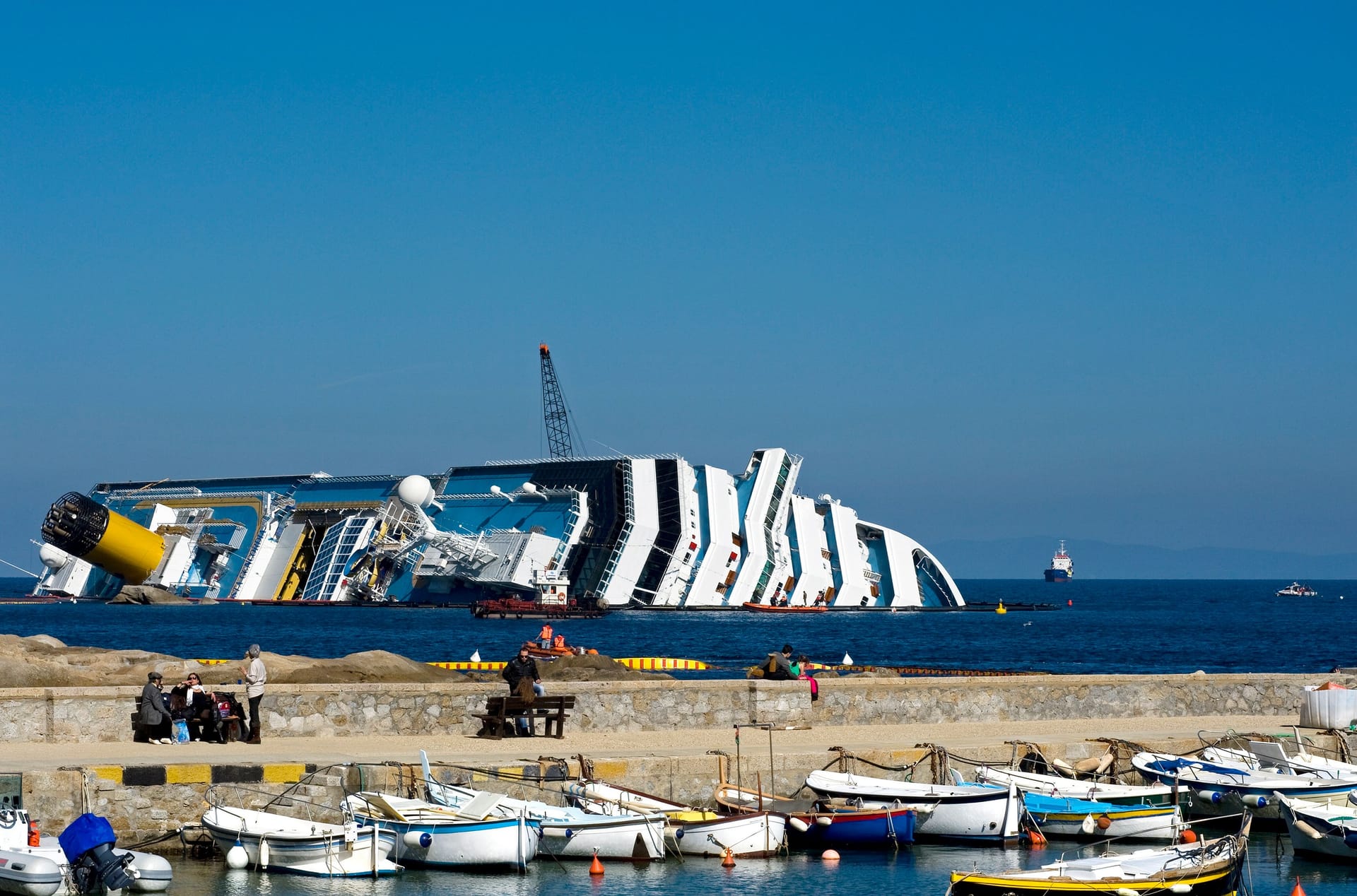 Die Costa Concordia lief vor der italienischen Insel Giglio auf Grund.