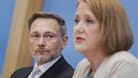 Finanzminister Christian Lindner (FDP) und Familienministerin Lisa Paus (Grüne): Beim Streitthema Elterngeld hat die Ampel sich geeinigt.