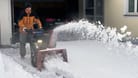 Schneemassen sorgen für Chaos in Süddeutschland