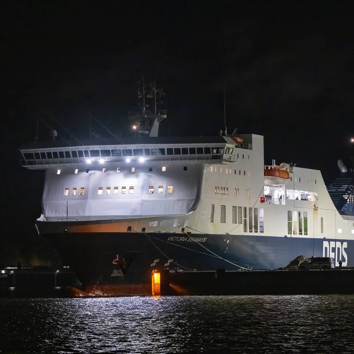 Kiel: Polizeieinsatz auf der Fähre Victoria Seaways - Bedrohungslage?