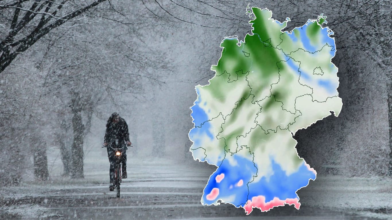 Wintereinbruch in Deutschland