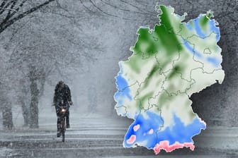 Wintereinbruch in Deutschland
