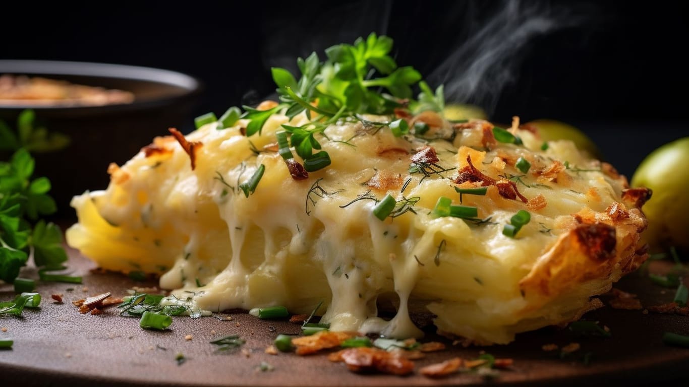 Kartoffelgratin als Hauptgericht